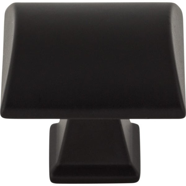 1-1/4 Overall Length  Matte Black Roman Cabinet Knob